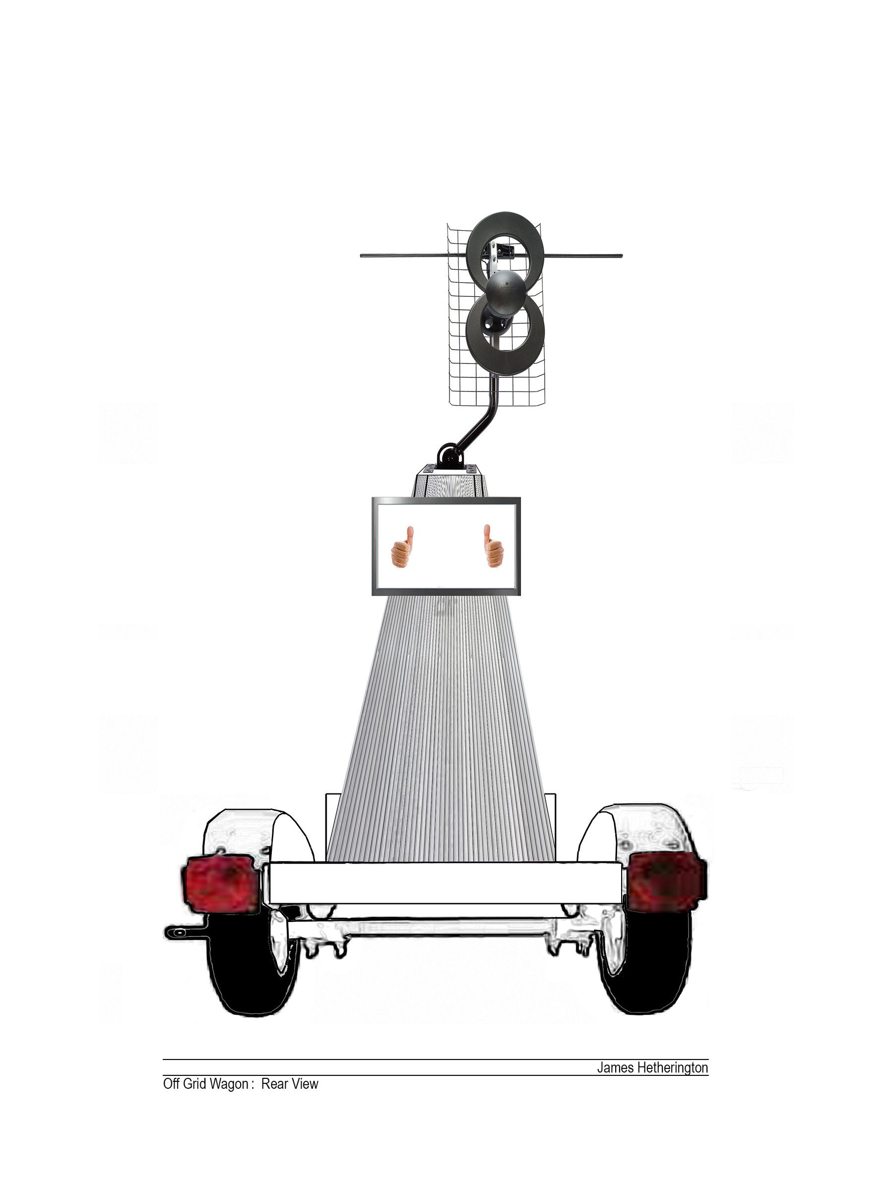 Off Grid Wagon — trailer rear