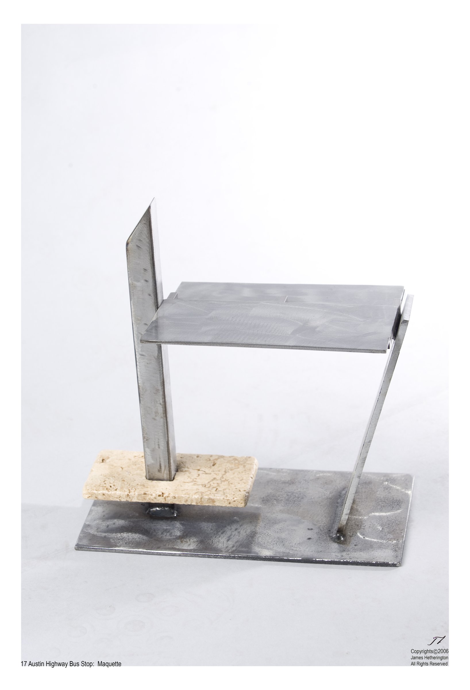 Austin Highway — bus stop maquette