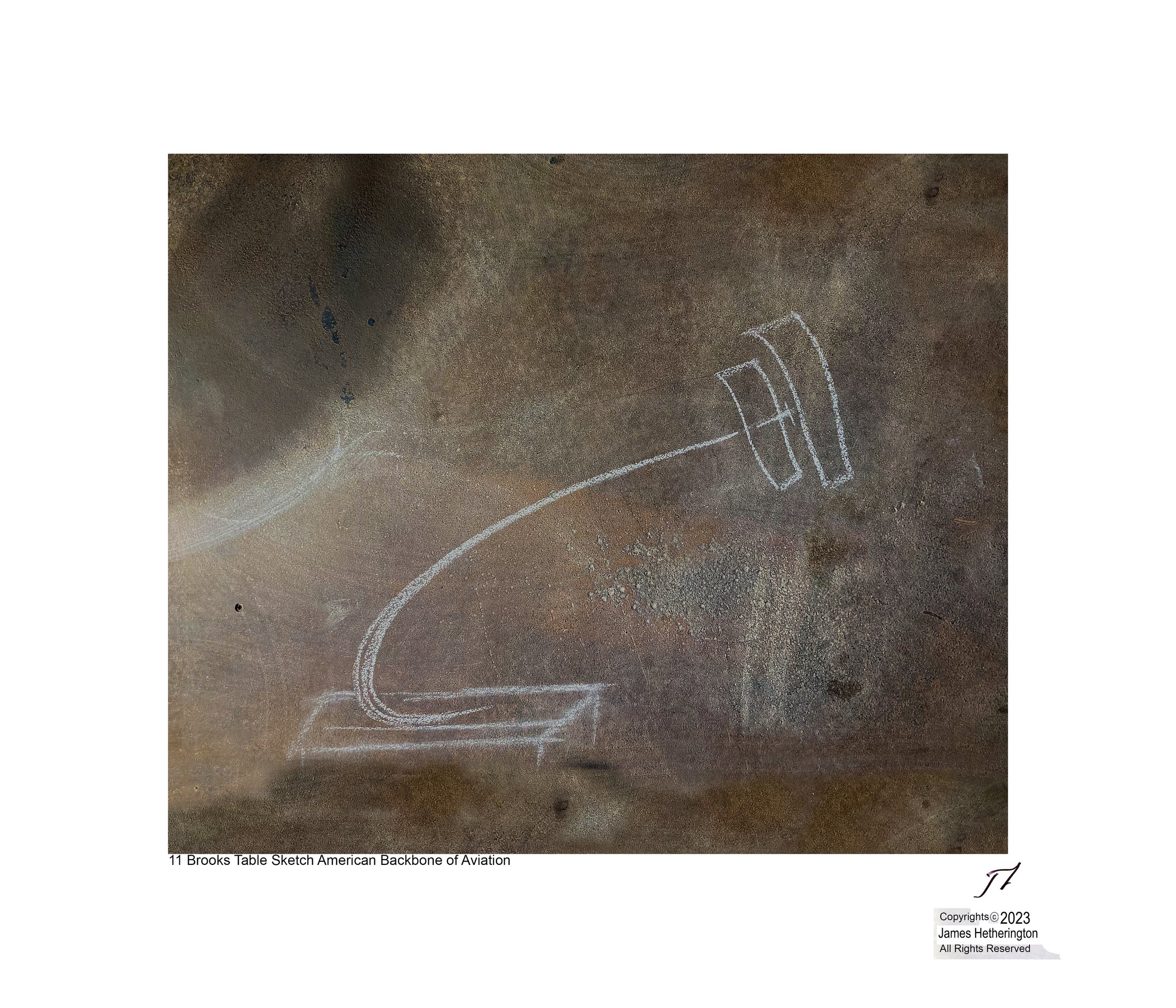 Brooks — table sketch American Backbone of Aviation