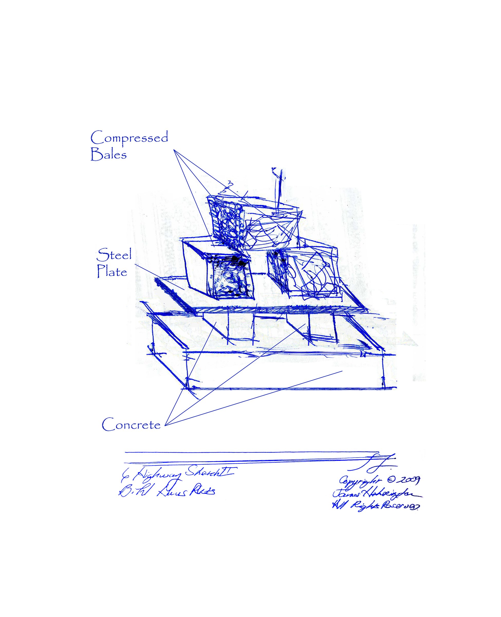 Highway — final sketch II, Bihl Haus Arts