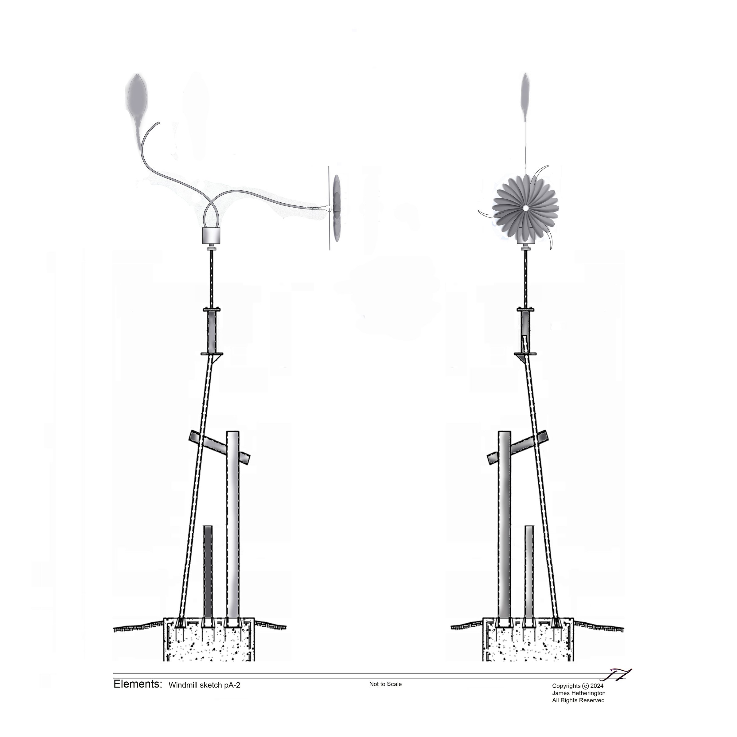John Igo — windmill sketch pA-2