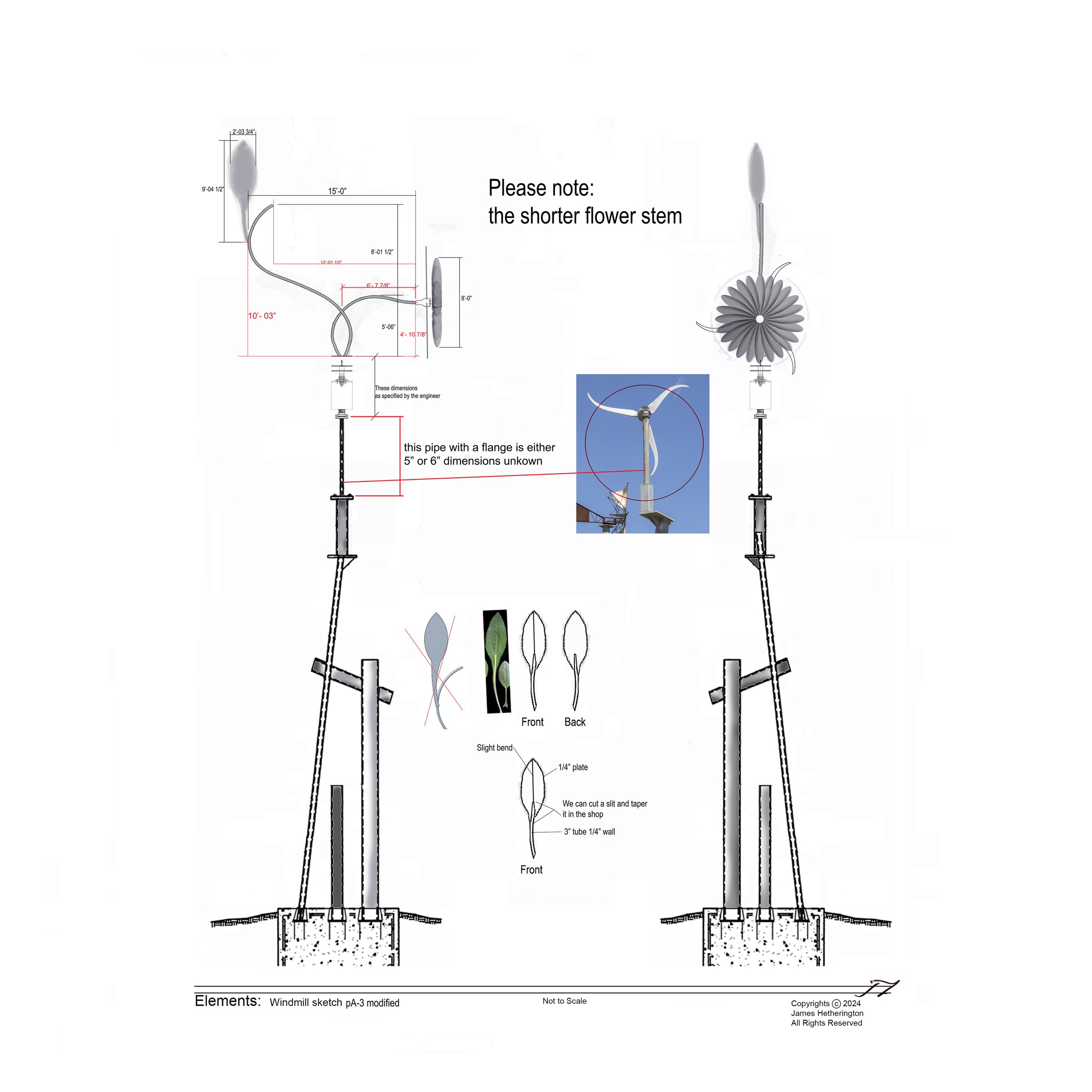 John Igo — windmill sketch pA-3